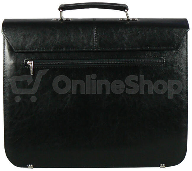 Aktovka REAbags 7253TR - černá/nikl