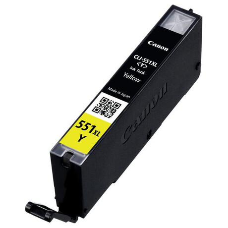 Inkoustov npl Canon CLI-551XL Y, 685 stran originln - lut