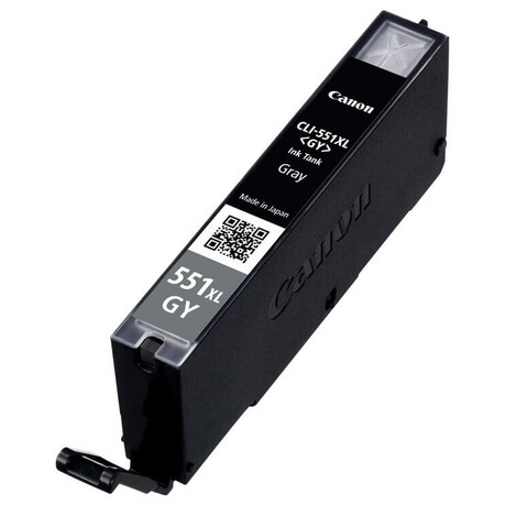 Inkoustov npl Canon CLI-551XL GY, 3350 stran originln - ed