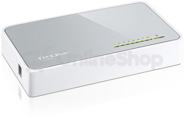 TP-Link switch TL-SF1008D (8x100Mb/s, fanless)