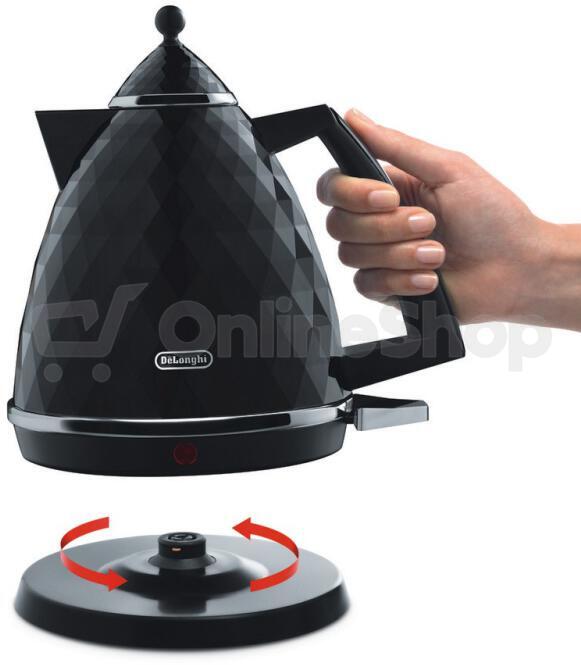 Rychlovarná konvice DeLonghi Brillante KBJ 2001.BK
