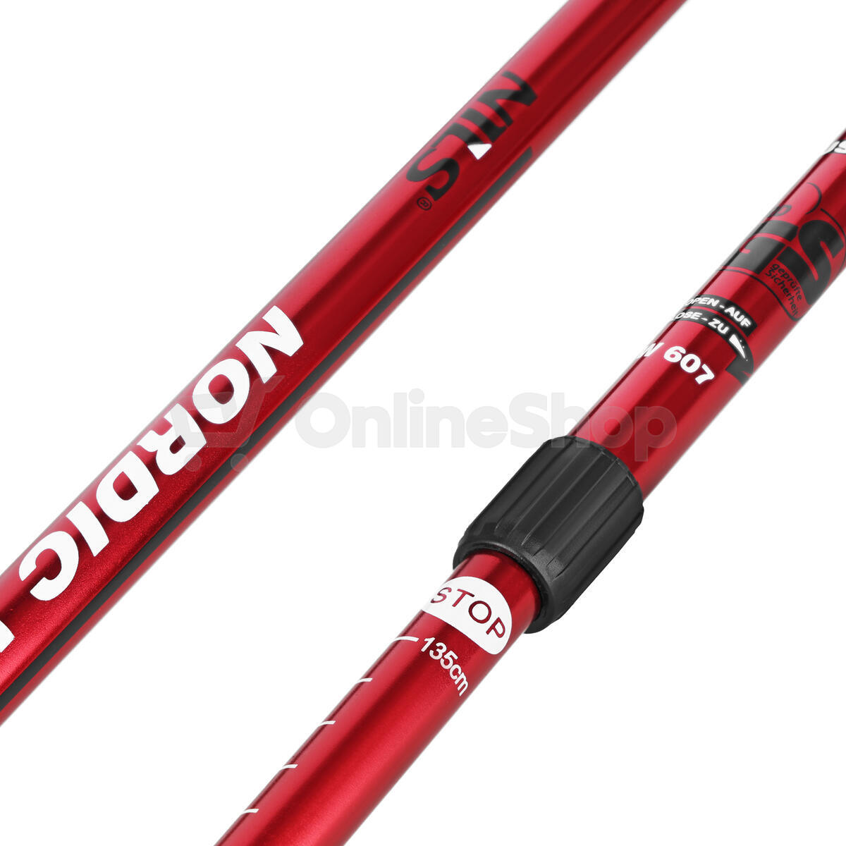Nordic-walking hole Nils NW607 - červené
