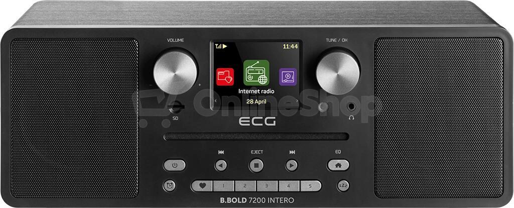 Rádio ECG B.BOLD 7200 Intero, černé