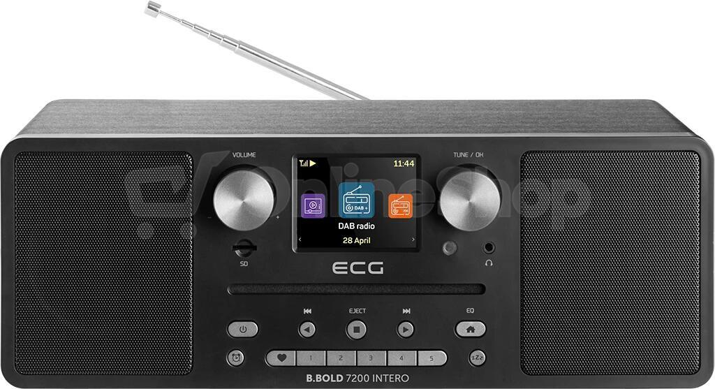 Rádio ECG B.BOLD 7200 Intero, černé