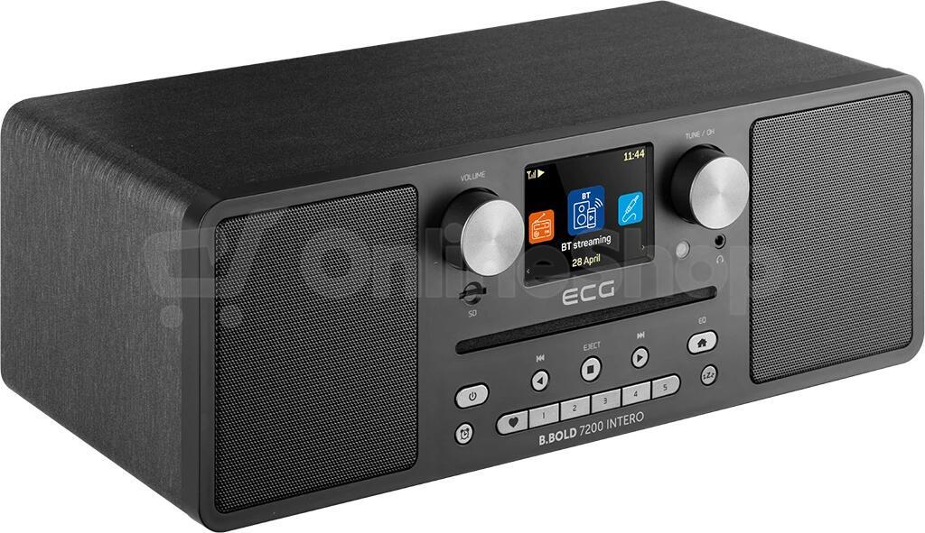 Rádio ECG B.BOLD 7200 Intero, černé