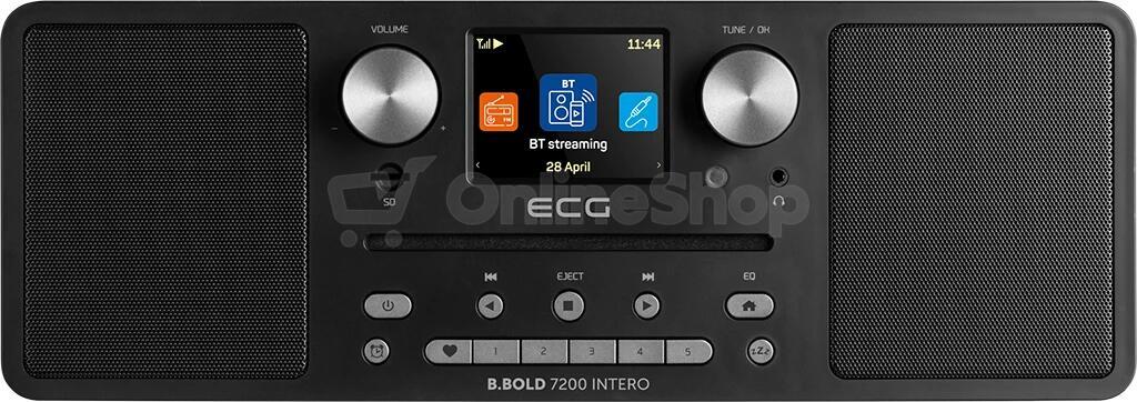 Rádio ECG B.BOLD 7200 Intero, černé