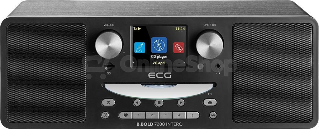 Rádio ECG B.BOLD 7200 Intero, černé