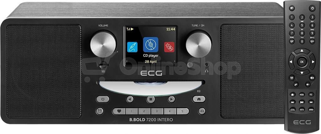 Rádio ECG B.BOLD 7200 Intero, černé