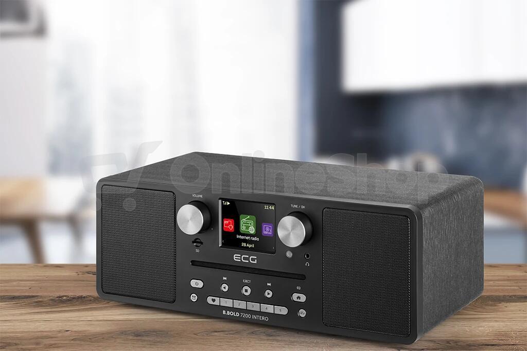 Rádio ECG B.BOLD 7200 Intero, černé