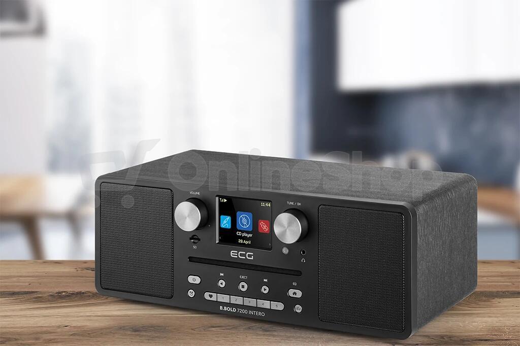 Rádio ECG B.BOLD 7200 Intero, černé