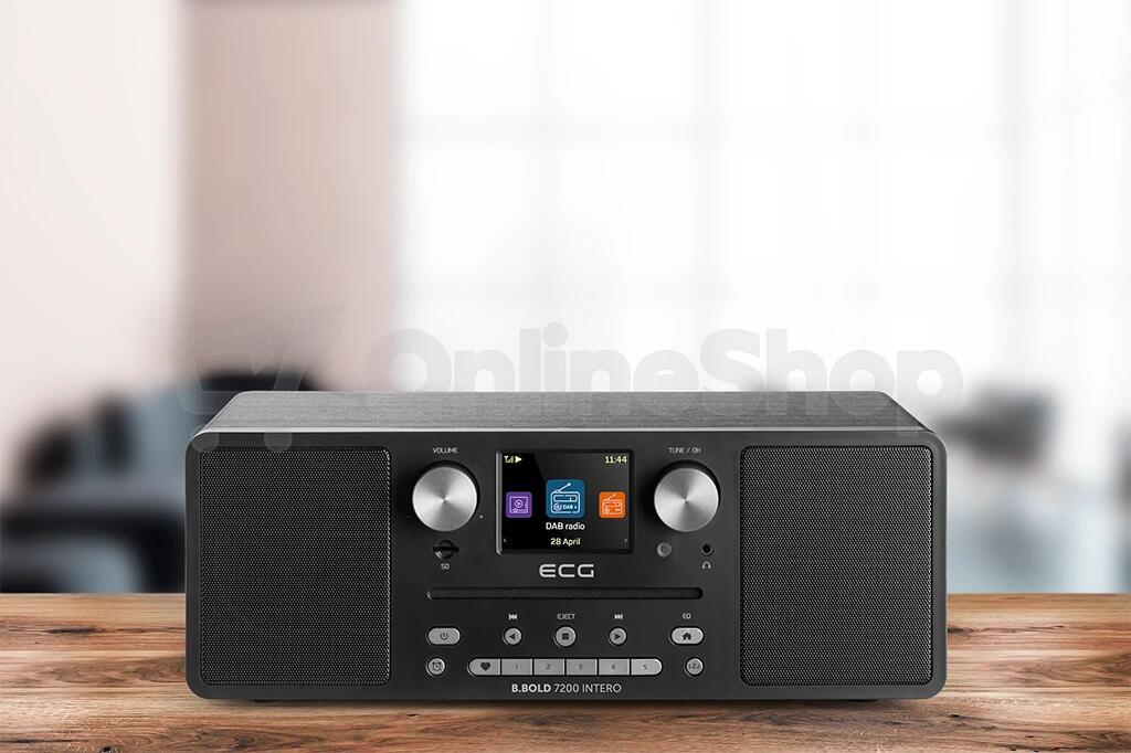Rádio ECG B.BOLD 7200 Intero, černé