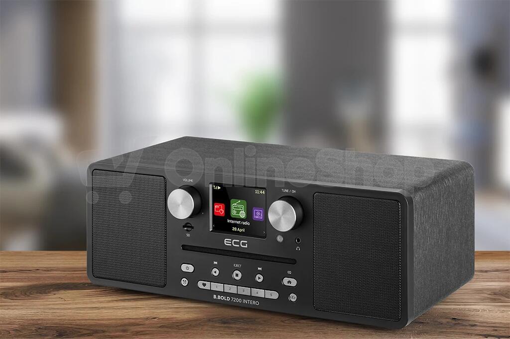 Rádio ECG B.BOLD 7200 Intero, černé