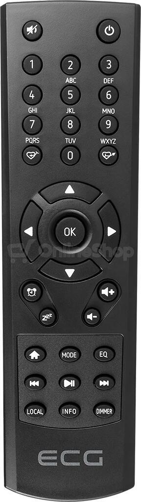 Rádio ECG B.BOLD 3200 CUBO, bílé