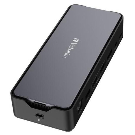 Verbatim USB-C Pro Docking Station CDS-15SSD, 15port: SSD, USB A/C, HDMI, DP, Audio,SD+microSD,RJ45 (32174)