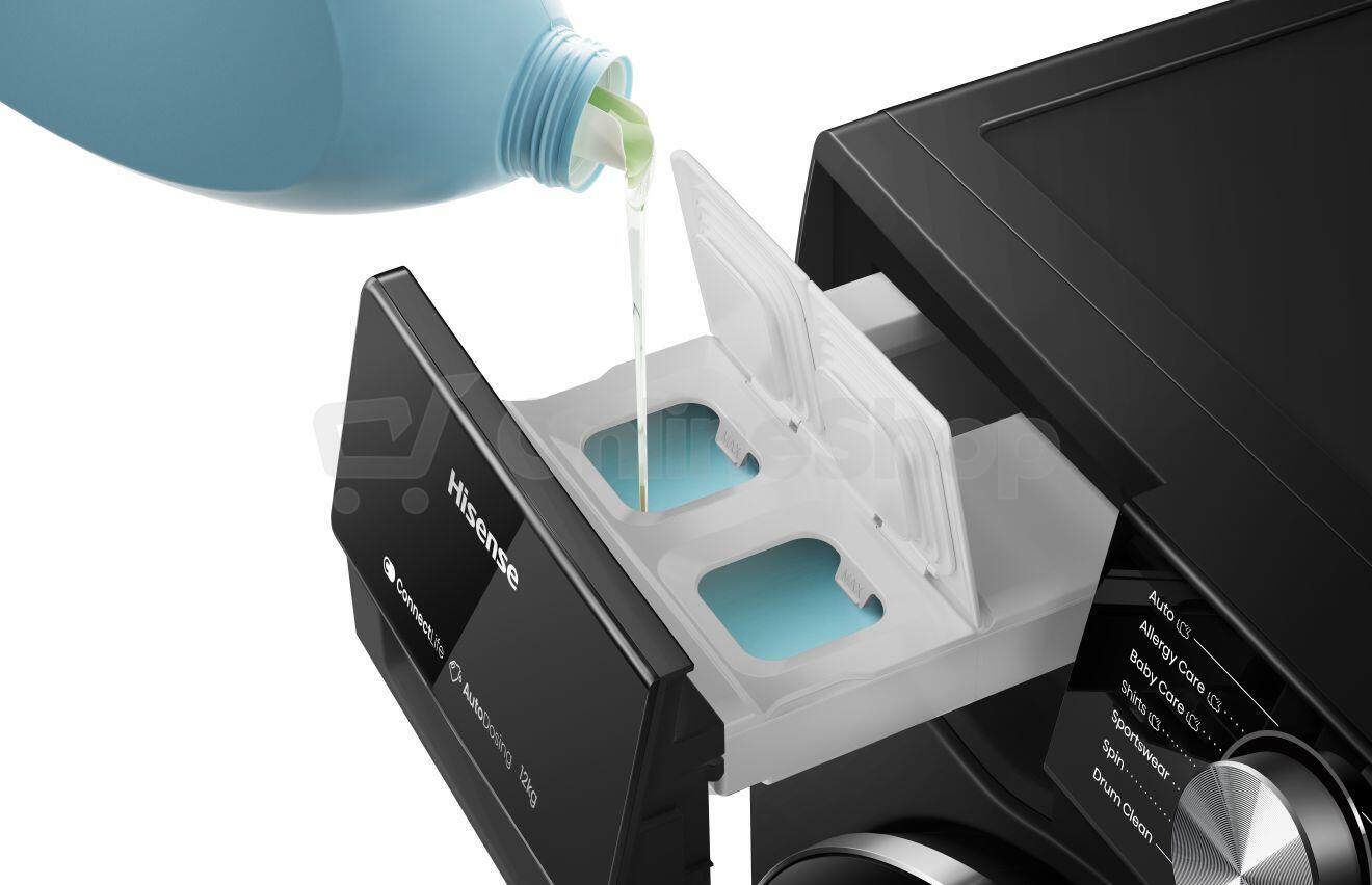 SET Pračka Hisense WF5S1245BB + Sušička prádla Hisense DH5S102BB