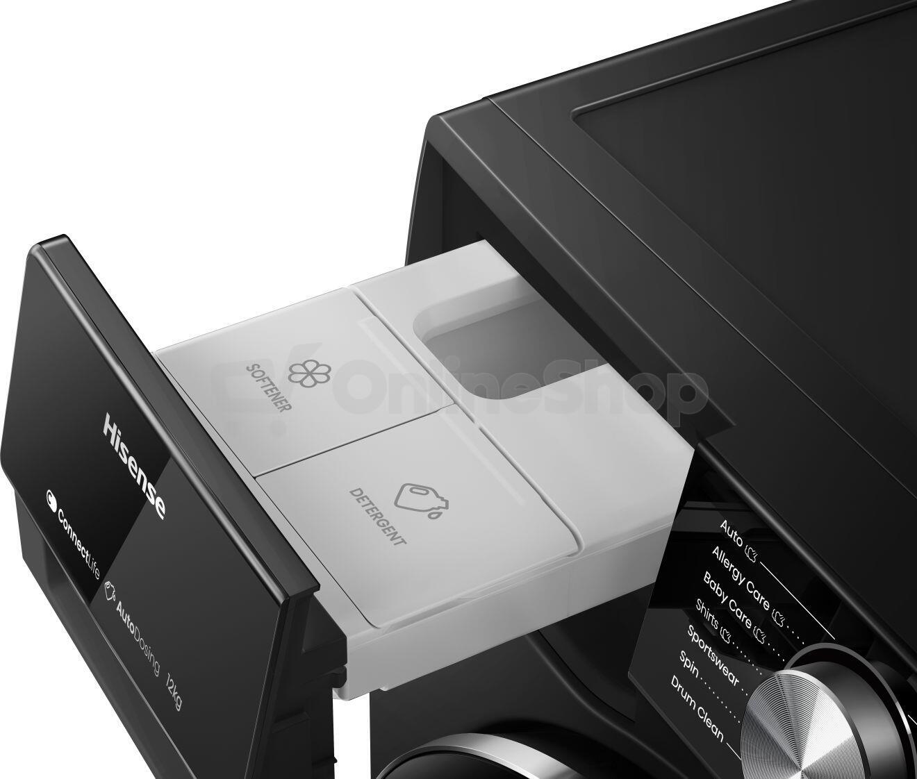 SET Pračka Hisense WF5S1245BB + Sušička prádla Hisense DH5S102BB