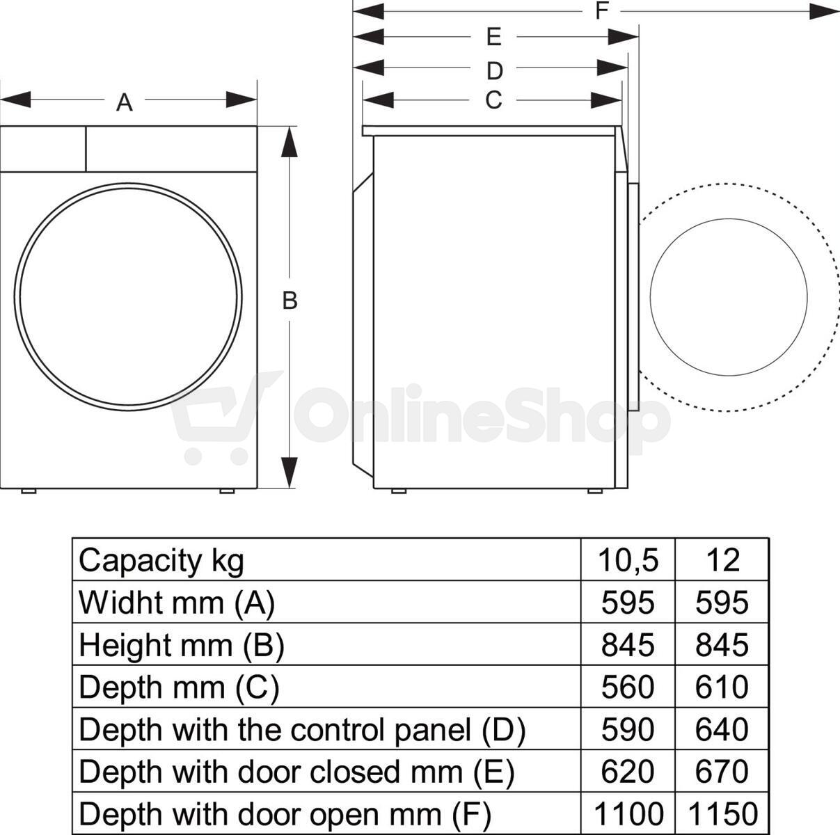 Pračka se sušičkou Hisense WD5S1045BB