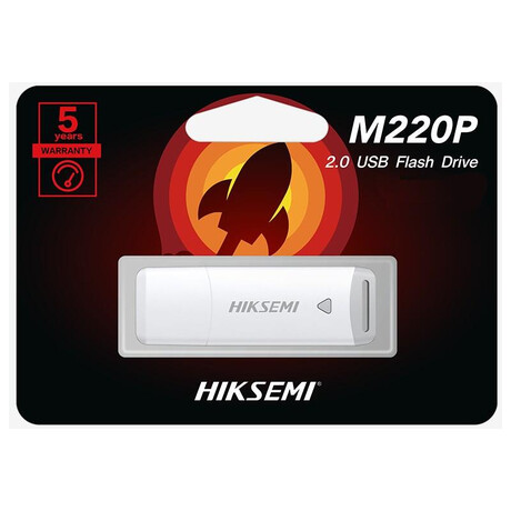 Hikvision HIKSEMI Flash Disk 4GB Cap, USB 2.0 (R:10-20 MB/s, W:3-10 MB/s) (HS-USB-M220P(STD) / 4G / NEWSEMI / WW)