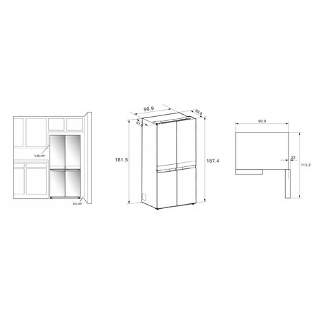 Chladnika Whirlpool WQ9 U3L EF