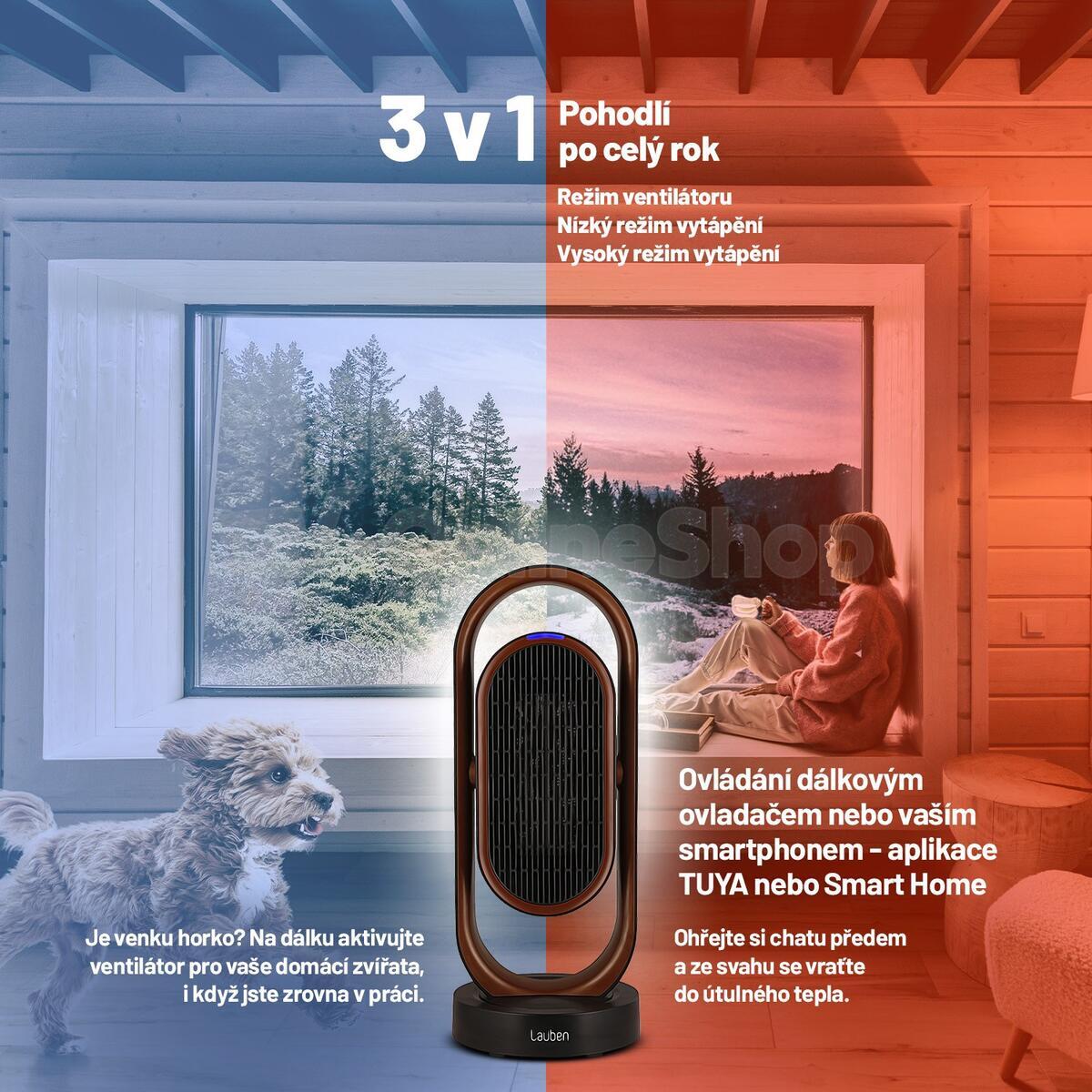 Topidlo Lauben Smart Fan&Heater 2in1 1800BB | Skutečná fotografie prodávaného kusu | Skutečná fotografie prodávaného kusu | Skutečná fotografie prodávaného kusu | Skutečná fotografie prodávaného kusu