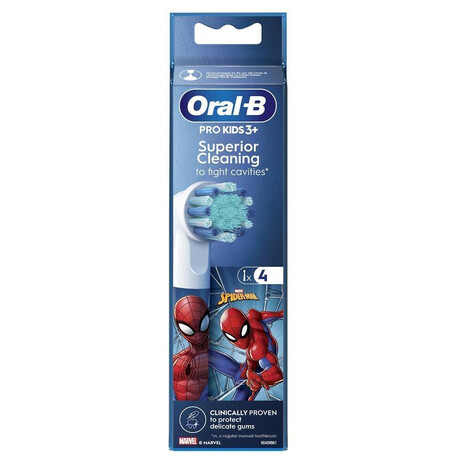 Oral-B Kids Brush Heads Spider-Man, 4 ml (foto 1)