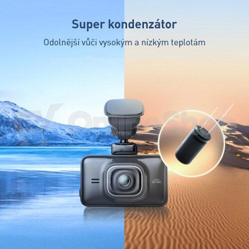 Autokamera CEL-TEC K7 Dual GPS