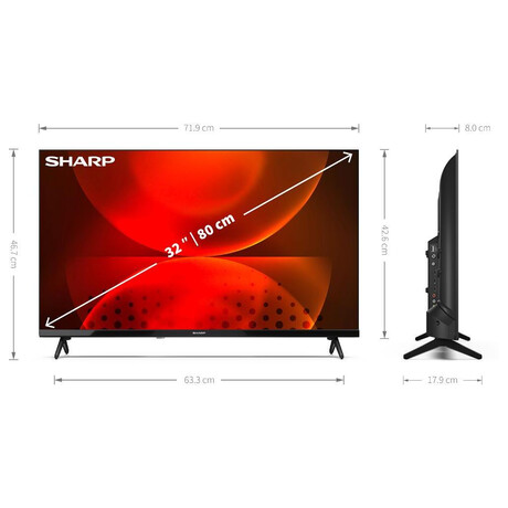 HD LED TV Sharp 32FH2E