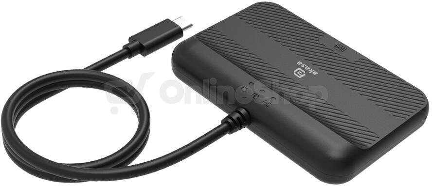 AKASA externí čtečka Smart karet s NFC - eID a eObčanka (AK-CR-15BK)