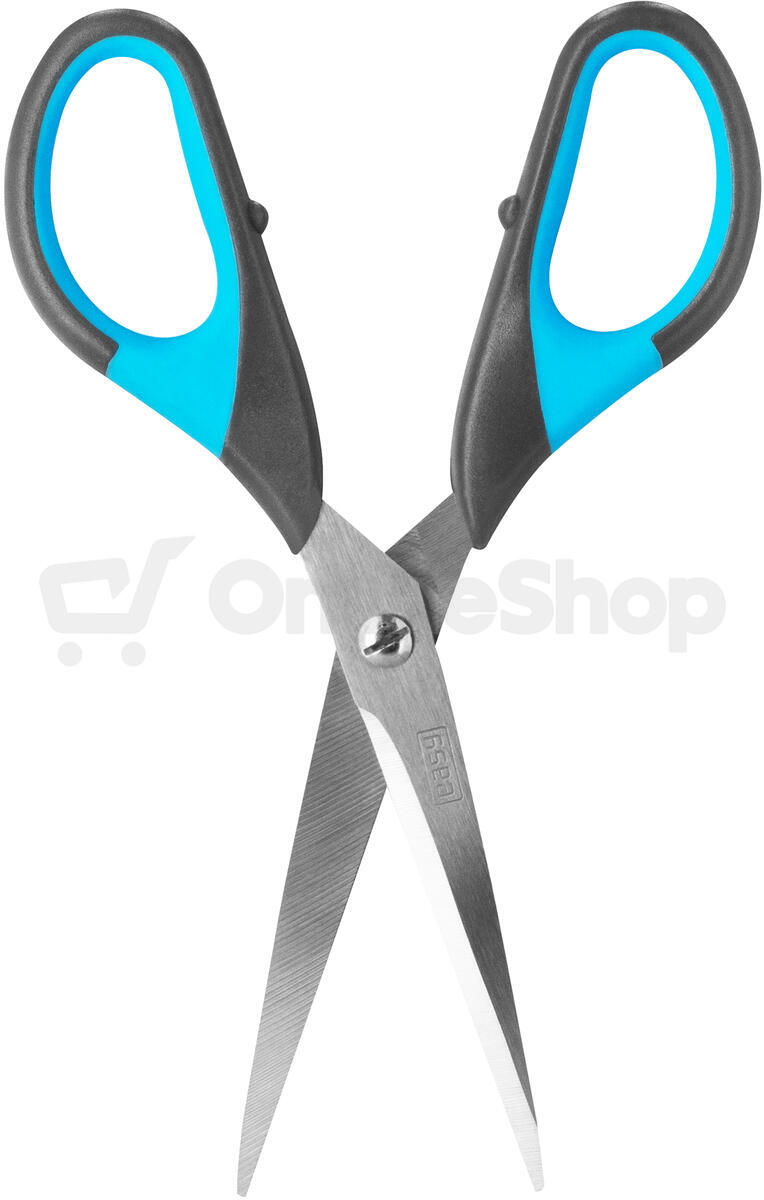 EASY Kancelářské nůžky 16,5 cm, pogumované rukojeti