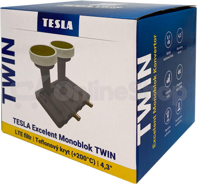 Satelitní příslušenství Tesla Excelent Monoblok Twin 4,3 LTE