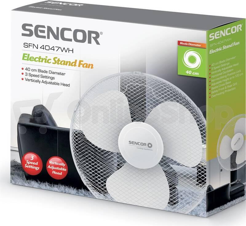Ventilátor stojanový Sencor SFN 4047WH-EUE3