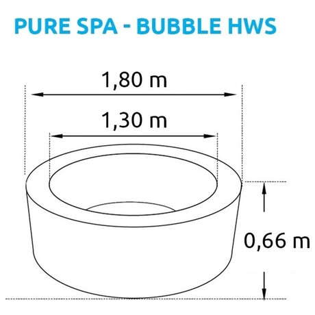 Marimex Pure Spa Bubble HWS 11400275 (foto 3)