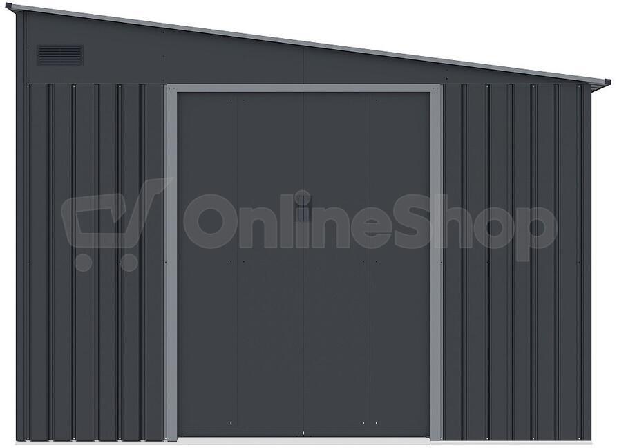 Plechový domek LANITPLAST WANDHAUS 911 ANTRACIT LG4026