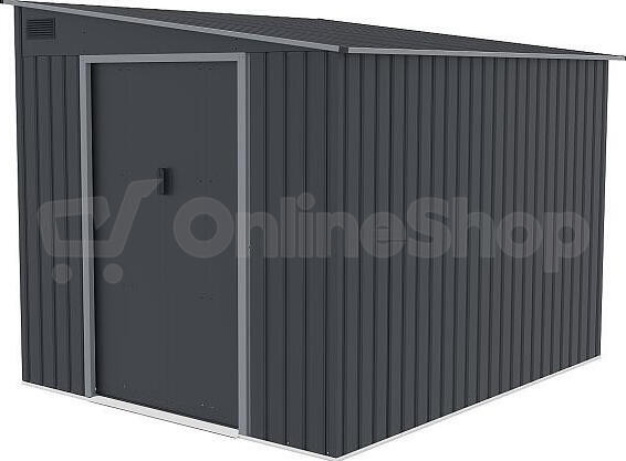 Plechový domek LANITPLAST WANDHAUS 78 ANTRACIT LG4025