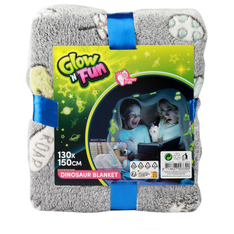 Teddies Deka Dinosaurus svtc ve tm ply 130x150cm ediv