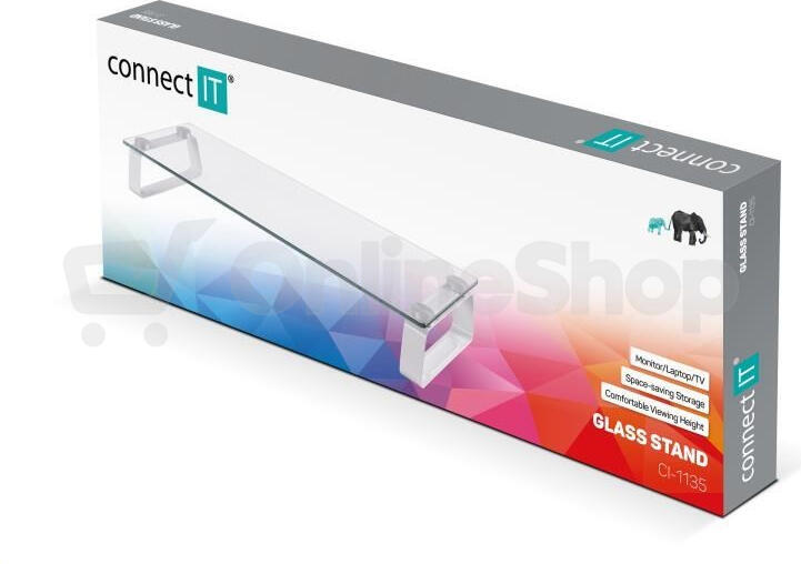 Podstavec Connect IT pod LCD bílý