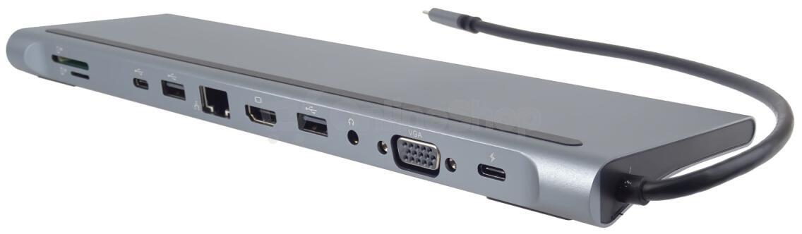Dokovací stanice USB-C Full Size MST vhodná pod notebook