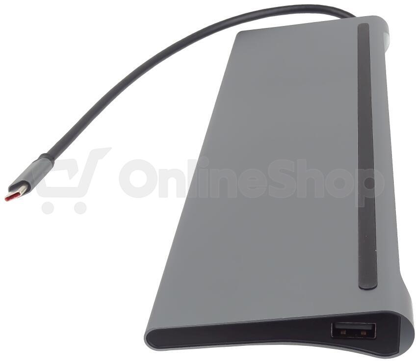 Dokovací stanice USB-C Full Size MST vhodná pod notebook