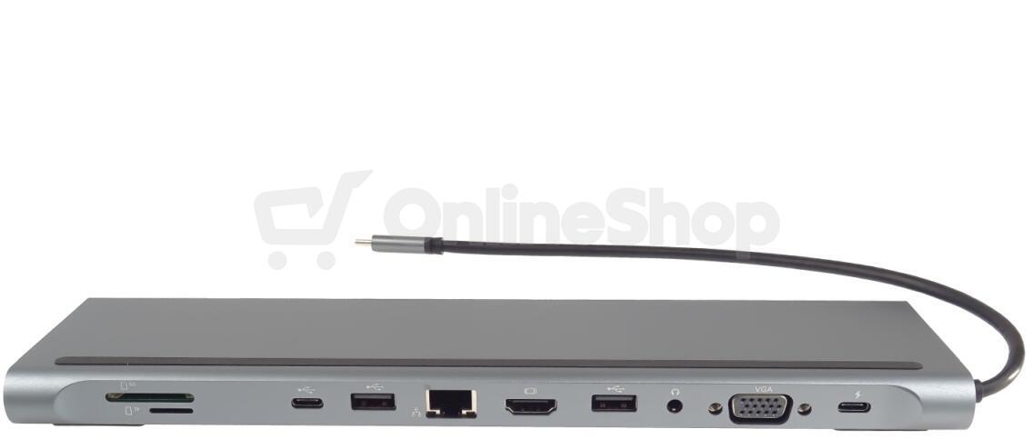 Dokovací stanice USB-C Full Size MST vhodná pod notebook