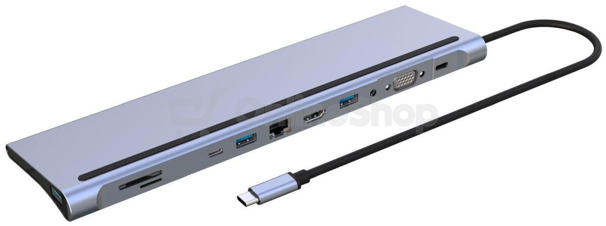 Dokovací stanice USB-C Full Size MST vhodná pod notebook