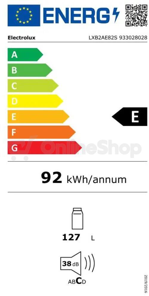 Vestavná chladnička Electrolux LXB2AE82S
