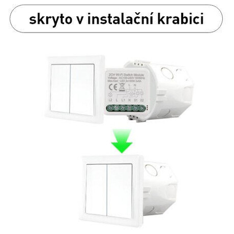 CEL-TEC L130W 2 kanálový spínač