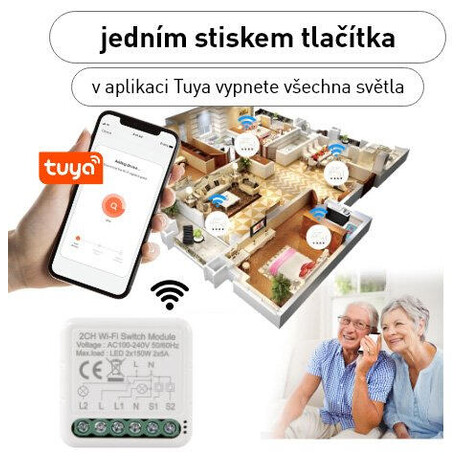 CEL-TEC L130W 2 kanálový spínač