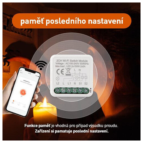 CEL-TEC L130W 2 kanálový spínač