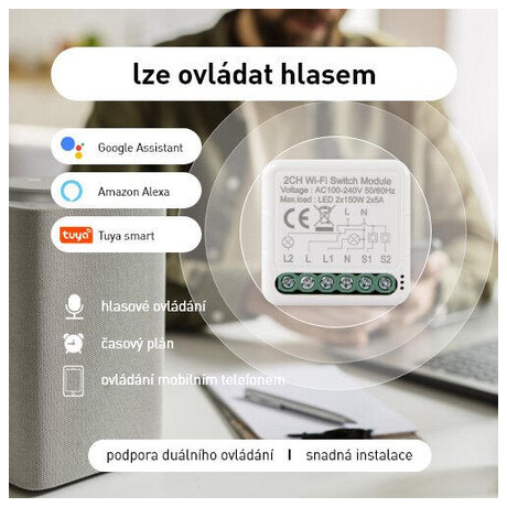 CEL-TEC L130W 2 kanálový spínač