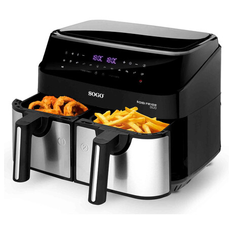 Chytr, multifunkn a dvojt horkovzdun fritza SOGO SS-10845