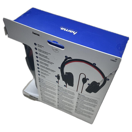 Hama PC Headset HS-USB400, stereo, černý | Skutečná fotografie prodávaného kusu | Skutečná fotografie prodávaného kusu