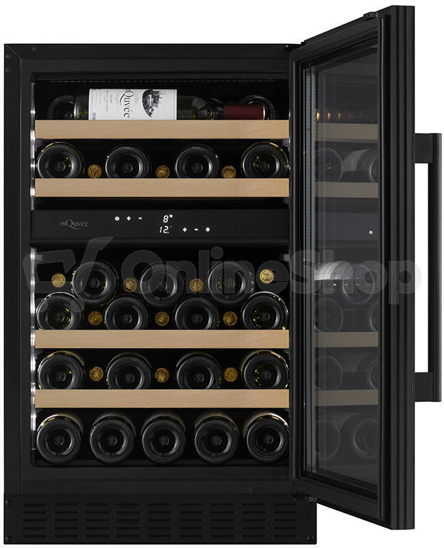 Vestavná vinotéka mQuvée WineCave 700 50D, antracitová