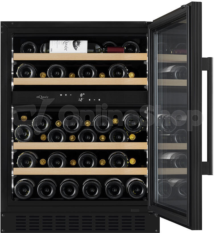Vestavná vinotéka mQuvée WineCave 700 60D, antracitová