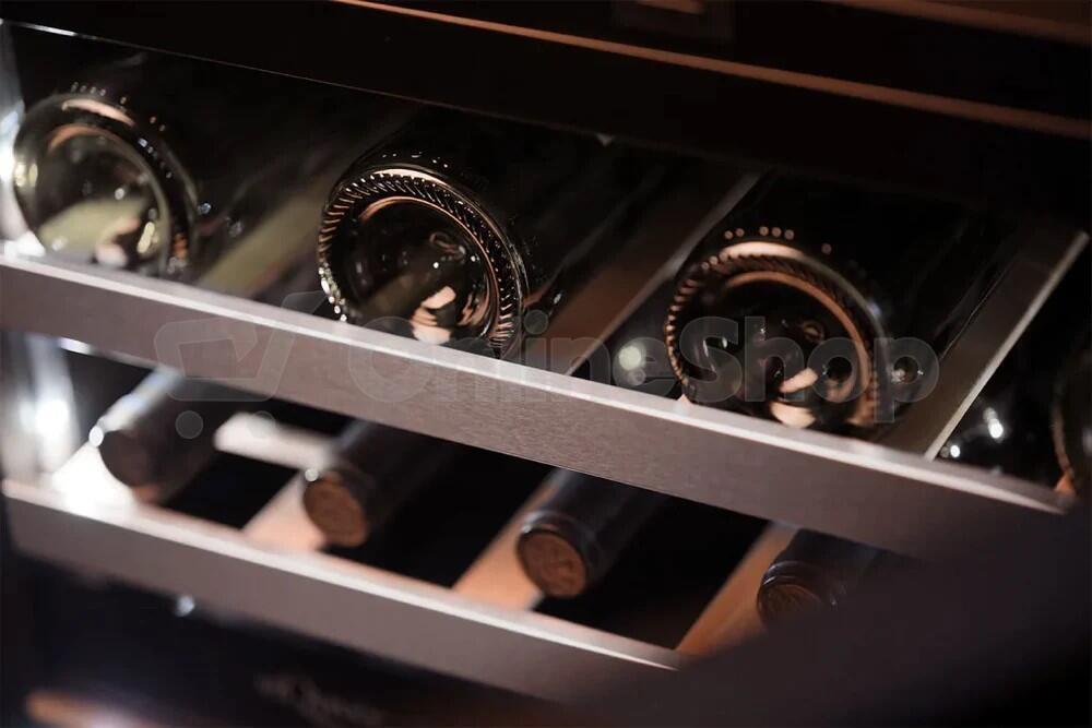 Vestavná vinotéka mQuvée WineCave 700 60D Push-Pull, černá